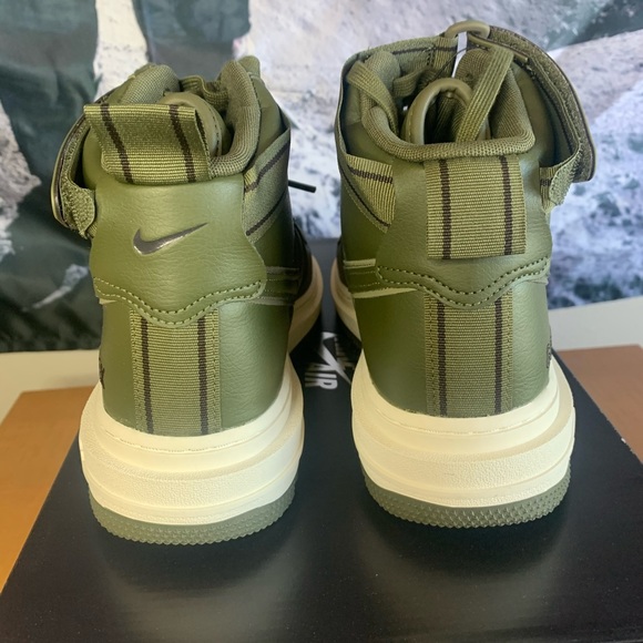 Nike Air Force High GTX Boot Olive Green Sz